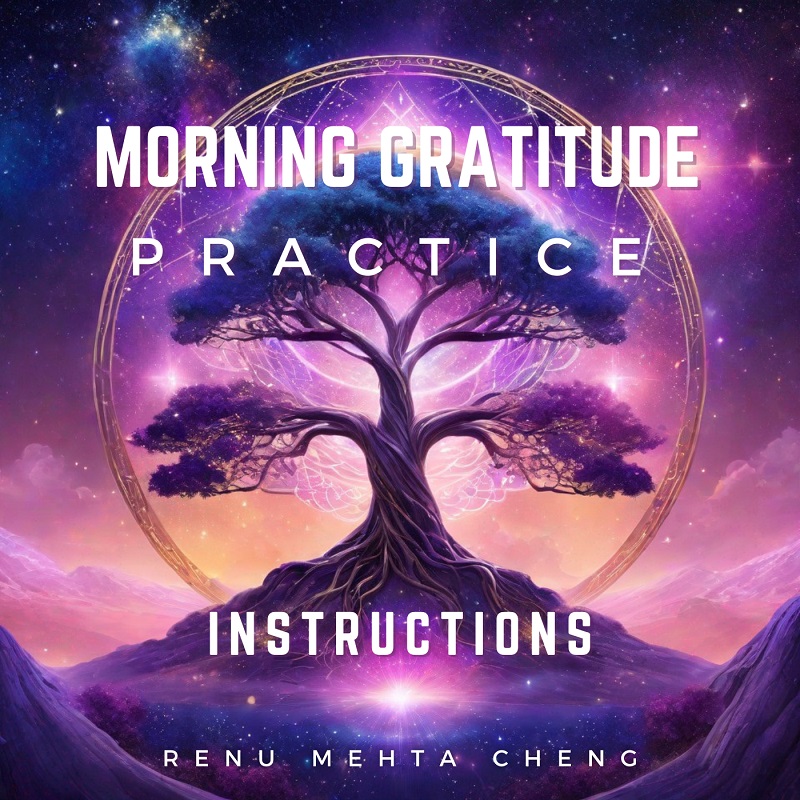 Instructions for morning gratitude practice